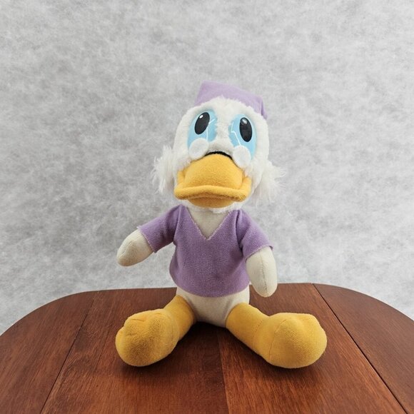 Disney‎ Mickeys Christmas Carol Scrooge McDuck Plush Vintage Plushie 8” 1980's - Picture 1 of 11